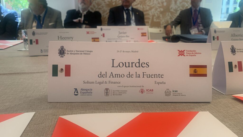 Lourdes del Amo de la Fuente asiste al Encuentro de Abogados Mexicanos y Españoles INCAM – Fundación Casa de México en España